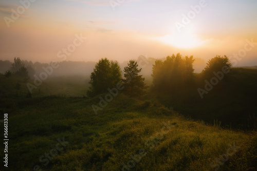 sunrise in the mountains © Evgenii Ryzhenkov
