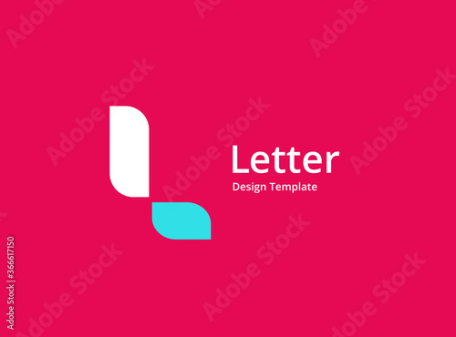 Letter L logo icon design template elements