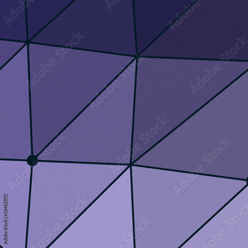 Marine Blue color Abstract color Low-Polygones Generative Art background illustration