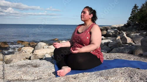 Meditation by the ocean