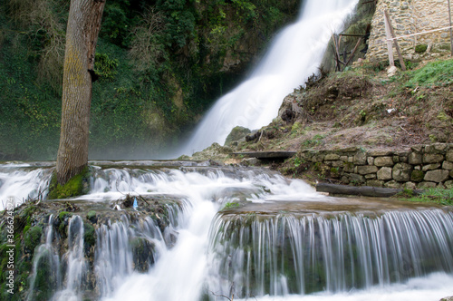 Cascade of Orbaneja del Castillo in the north of the province of Burgos