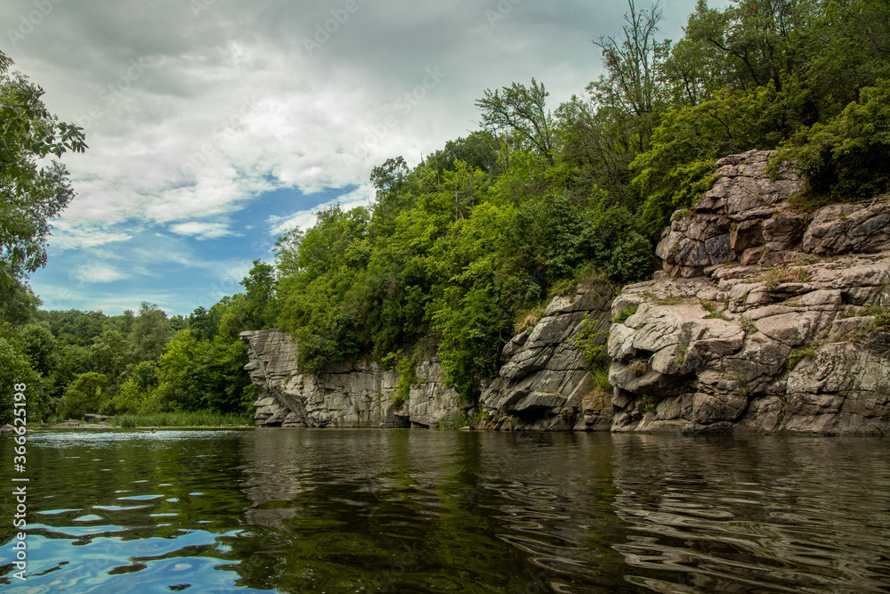 landscape photography water canyon rocks picturesque scenic view of moody summer day