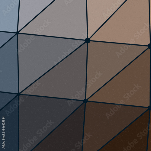Kentucky Blue color Abstract color Low-Polygones Generative Art background illustration