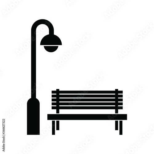 park icon vector sign