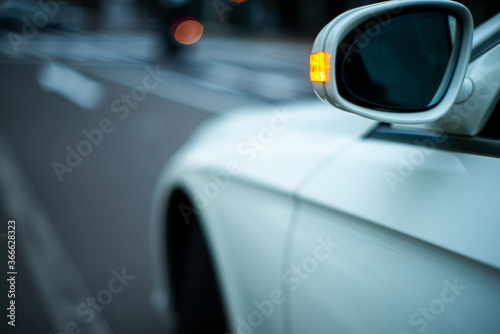 Konstfotografi ドアミラーとウインカー