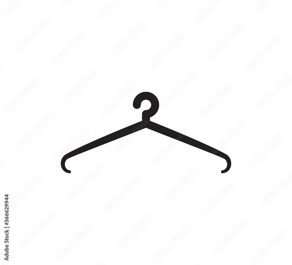 Hanger Icon Vector Logo Design Template Stock Vector Adobe Stock