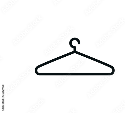 Hanger icon vector logo design template