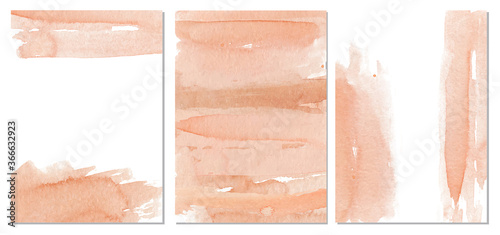 Watercolor abstract pink background, hand drawn watercolour classic texture photo