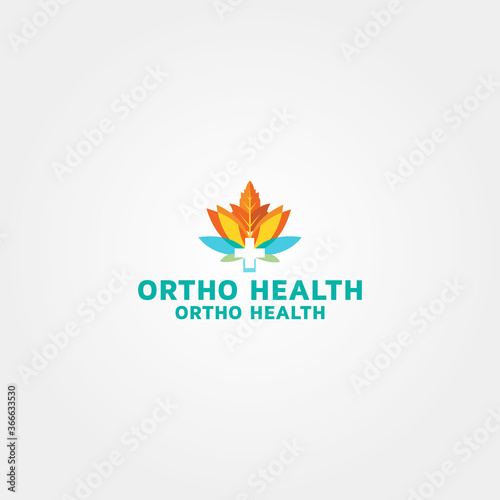 Ortho Health Vector logo design