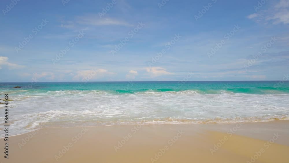 Phuket, Thailand. tropical beach with white sand and blue sky Phuket, Thailand. tropical beach with white sand and blue sky