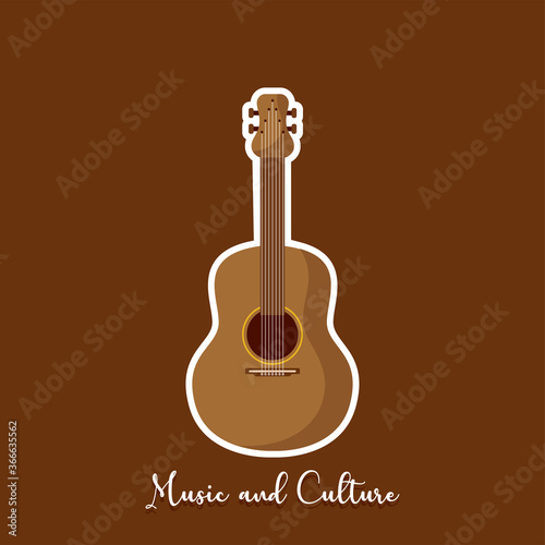 Classic acoustic guitar