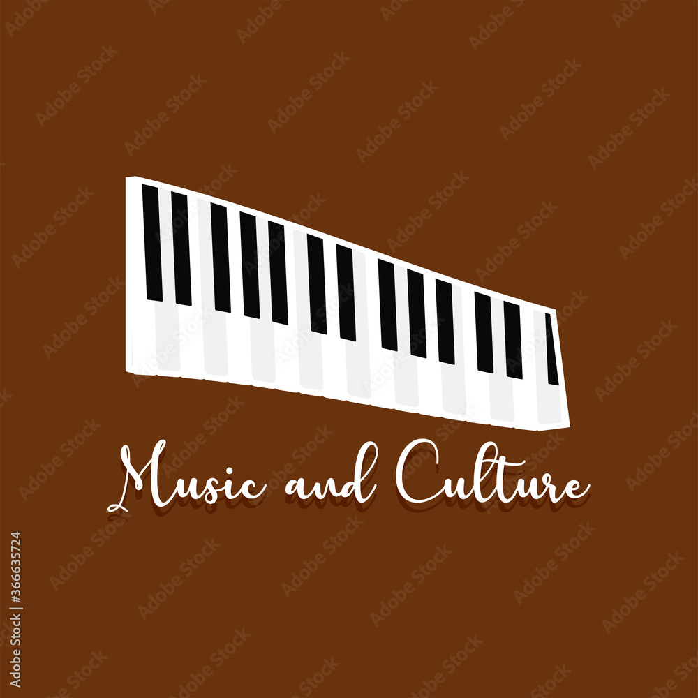 Musical keyboard image