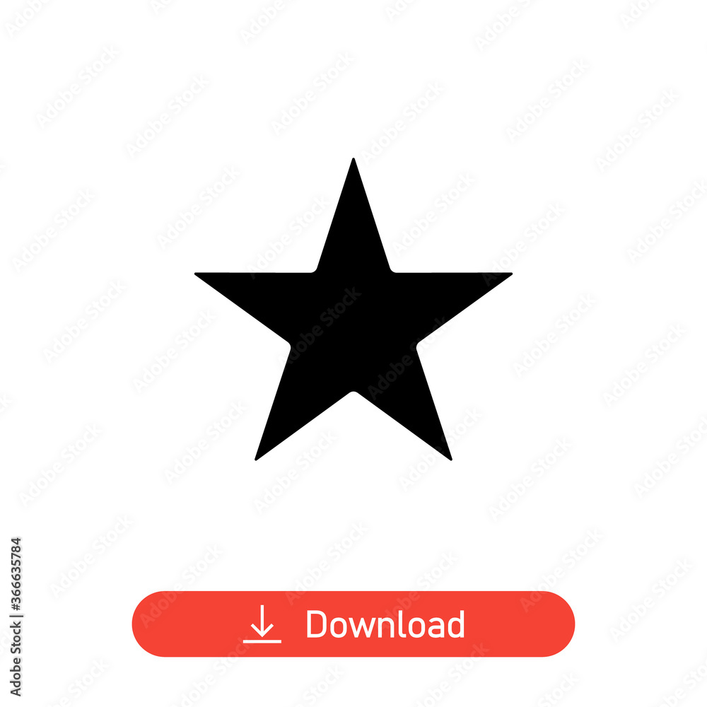 Obraz premium Star icon trendy design template