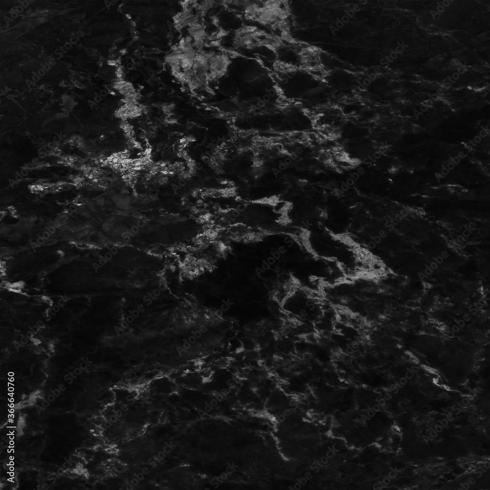 Black marble texture background pattern with high resolution.