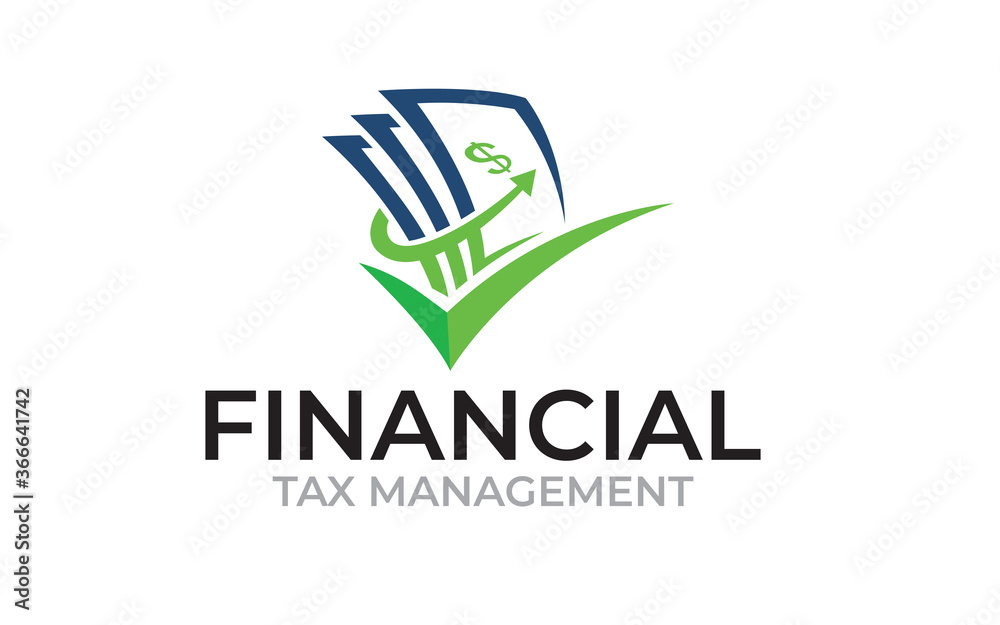 Accounting Tax management logo design Accounting Tax management logo design