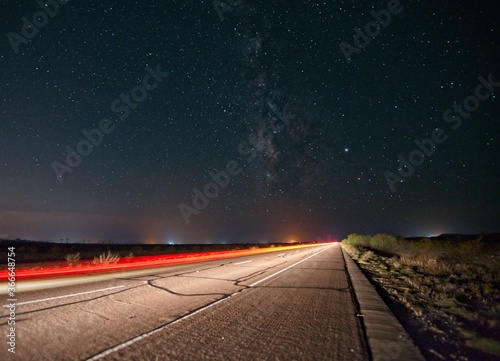 Milky Way Above the Highway