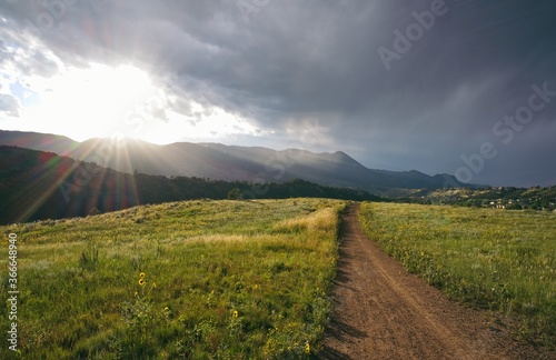 Fototapeta Naklejka Na Ścianę i Meble -  Sunset in Ute Valley Park