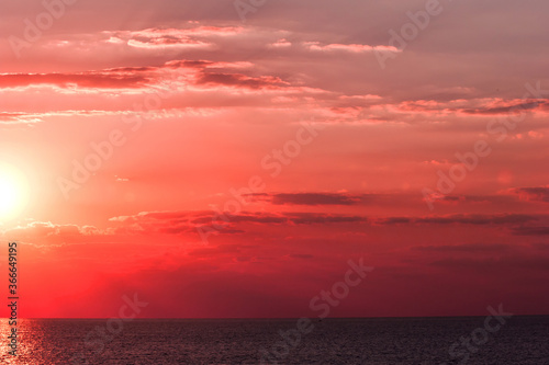 Fototapeta Naklejka Na Ścianę i Meble -  Fantastic and wonderful Caribbean sea sun set.