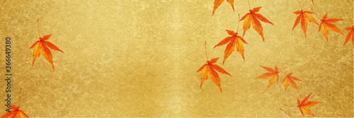 金屏風ともみじ