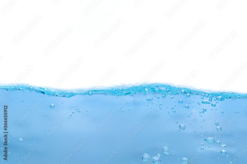 Water droplets moving in waves Water droplets moving in waves