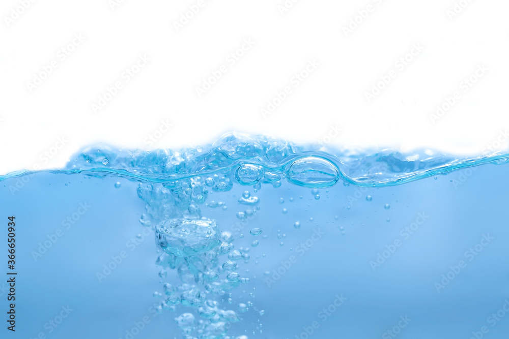 Water droplets moving in waves Water droplets moving in waves