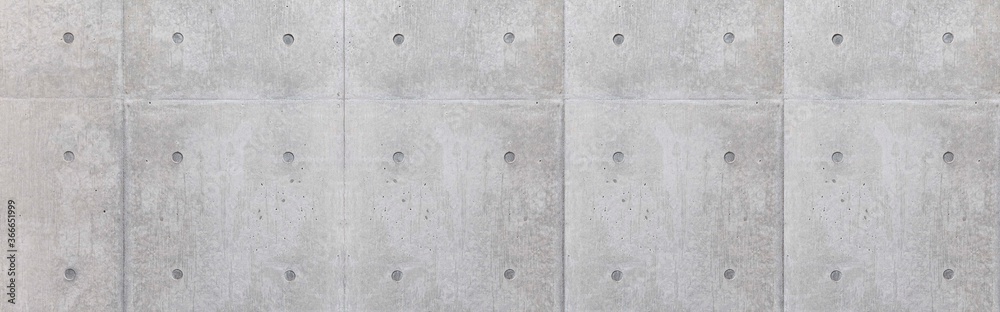 Panorama of Vintage or grungy of Concrete wall Texture and seamless Background