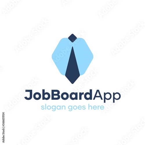 Tie Logo Job Board Design Idea
