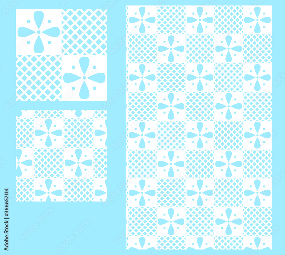 Set Of Cut Out Flower Pattern - Textile - Background - Wallpaper Set Of Cut Out Flower Pattern - Textile - Background - Wallpaper