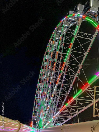 ferris wheel at night