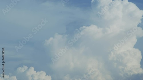 Cumulonimbus Clouds Forming in Sky