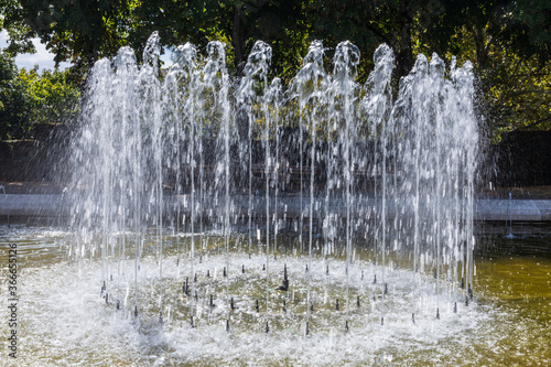 Fountain in a park in Limoges.