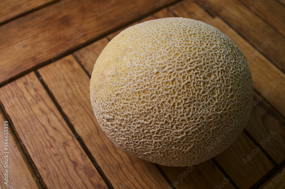 Ripe melon on a table Ripe melon on a table