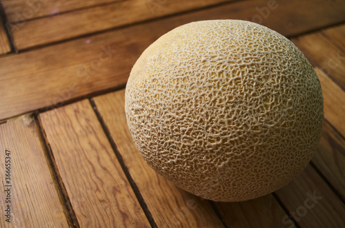 Ripe melon on a table