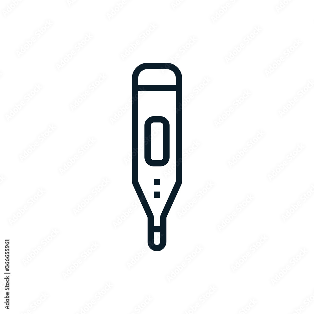 Medical thermometer outline icons. Vector illustration. Editable stroke. Isolated icon suitable for web, infographics, interface and apps. Medical thermometer outline icons. Vector illustration. Editable stroke. Isolated icon suitable for web, infographics, interface and apps.