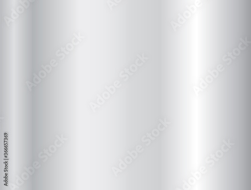Silver gradient background texture metallic vector illustration. Realistic abstract design seamless for frame, ribbon, banner, web, coin and label. Elegant light and shine template