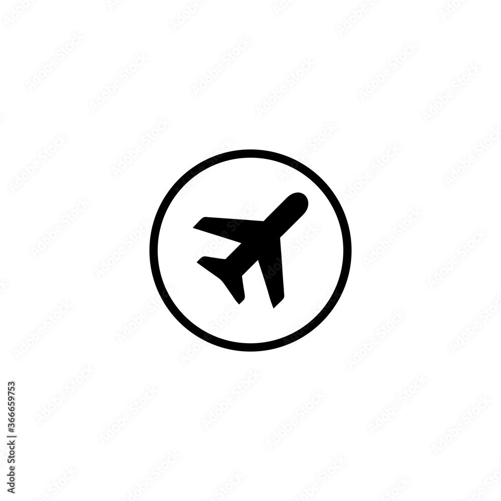 airplane icon vector symbol isolated illustrations white background airplane icon vector symbol isolated illustrations white background