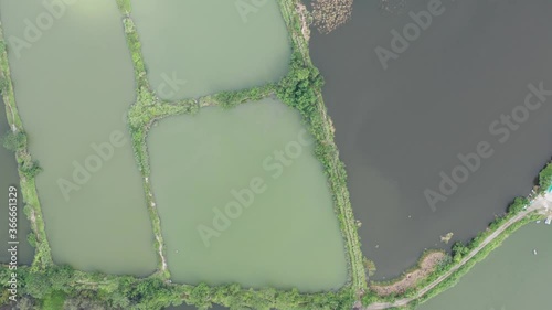 Aerial view of Yeun Long and nearby, New Territories Hong Kong photo