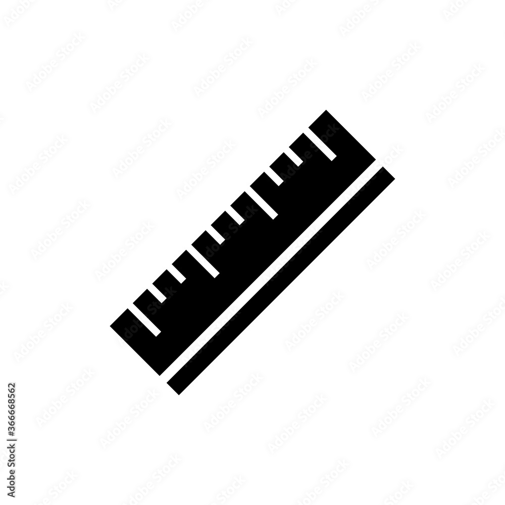 ruler icon vector design trendy