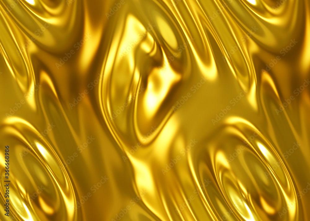 Golden abstract paper decorative texture background for artwork - Illustration