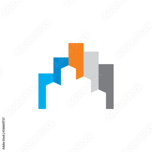 financial logo   growth graph logo