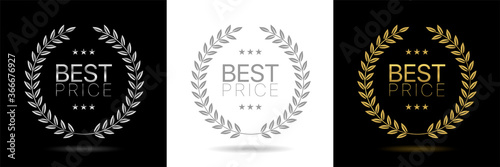 Best price wreath icon