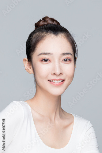 A beautiful young asian woman 