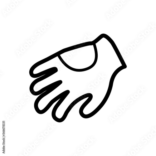 glove icon vector design trendy