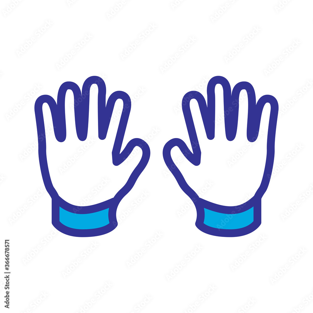 glove icon vector design trendy glove icon vector design trendy