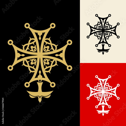The Huguenot cross is a Christian religious symbol originating in France and is one of the more recognisable and popular symbols of the evangelical reformed faith.