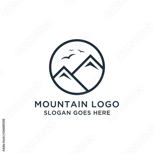 Mountain Logo Vector Design Template
