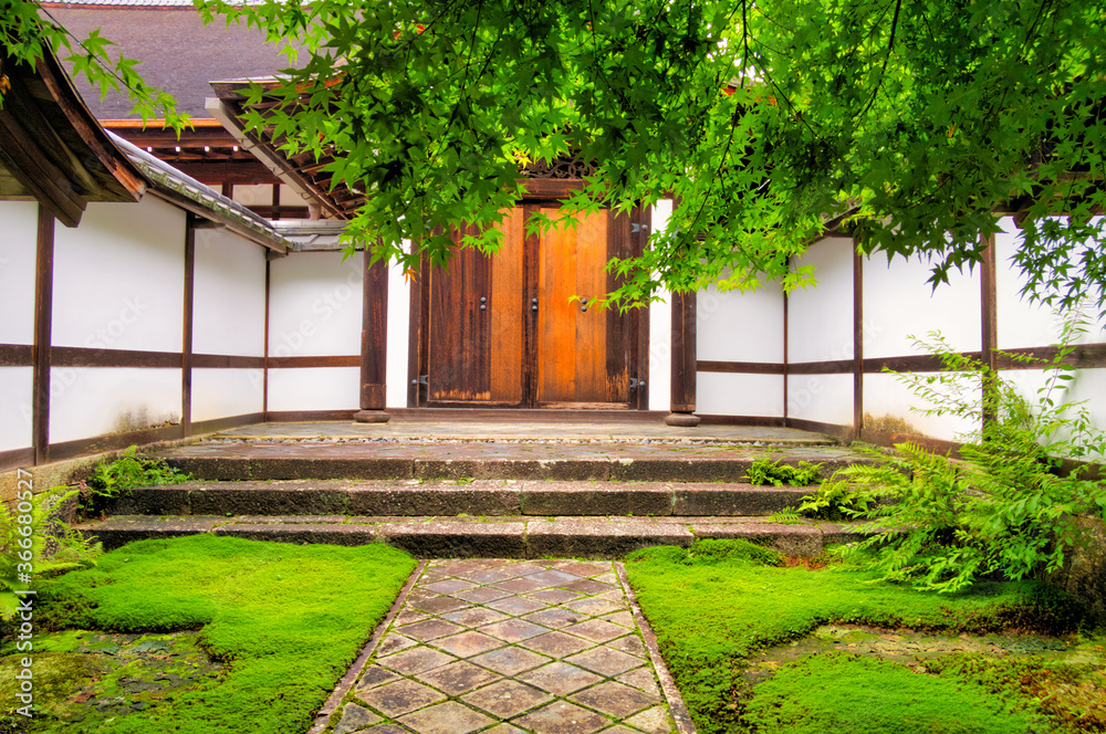 Fototapeta premium 京都、龍安寺境内の参道