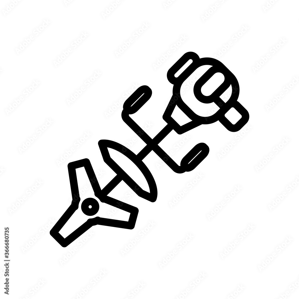 grass cutter icon vector design trendy grass cutter icon vector design trendy
