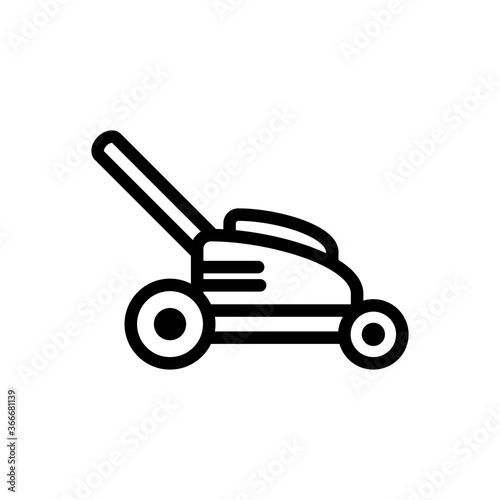 grass cutter icon vector design trendy