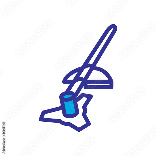 grass cutter icon vector design trendy